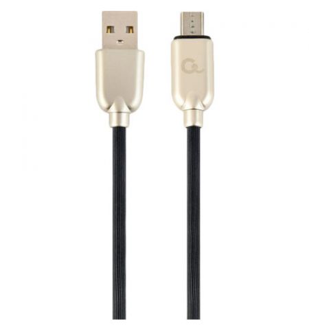 Cable USB2.0/Micro-USB Premium Rubber - 2m - Cablexpert CC-USB2R-AMmBM-2M,