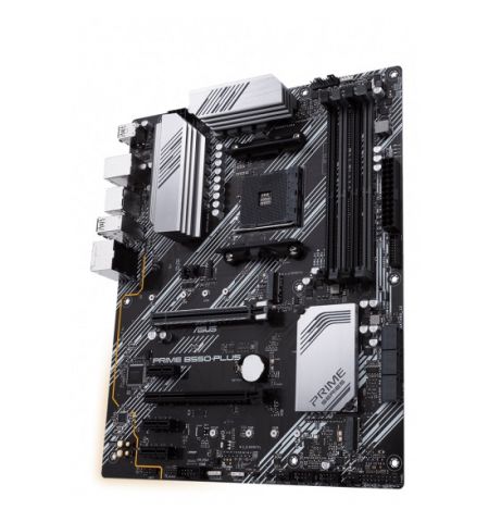 ASUS PRIME B550-PLUS, Socket AM4, AMD B550, Dual 4xDDR4-4800, APU AMD graphics, HDMI, DP, 2xPCIeX16 4.0, 6xSATA3, 3xPCIeX1, RAID, 2xM.2 4.0slot, ALC887 HDA, SPDIF, 1xGbE LAN, 2xUSB3.2 Gen 2(A+C), 6xUSB3.2, Aura Sync RGB, ATX ASUS PRIME B550-PLUS, Socket AM4, AMD B550, Dual 4xDDR4-4800, APU AMD graphics, HDMI, DP, 2xPCIeX16 4.0, 6xSATA3, 3xPCIeX1, RAID, 2xM.2 4.0slot, ALC887 HDA, SPDIF, 1xGbE LAN, 2xUSB3.2 Gen 2(A+C), 6xUSB3.2, Aura Sync RGB, ATX