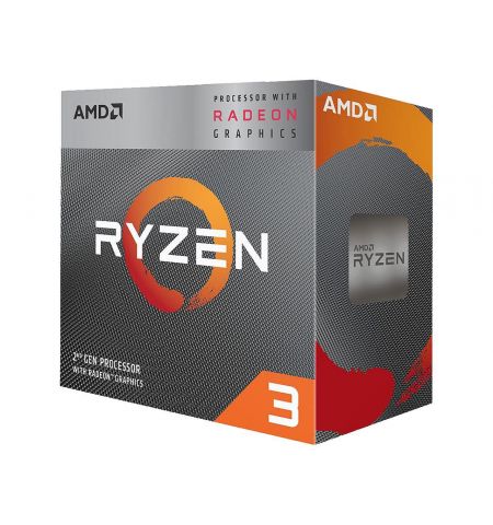 AMD Ryzen™ 3 3200G, Socket AM4, 3.6-4.0GHz (4C/4T), 4MB L3, Integrated