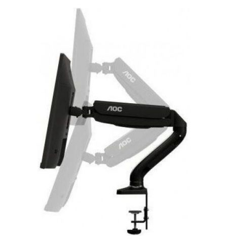 Arm for 1 monitors 13"-31.5" - AOC AS110D0 Black, Desk Clamp/Grommet, Arm for 1 monitors 13"-31.5" - AOC AS110D0 Black, Desk Clamp/Grommet,