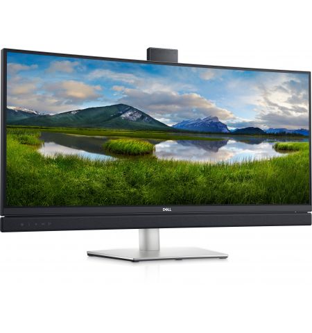 34.0" Монитор для видео-конференций DELL C3422WE / 4K / 21:9 / Black