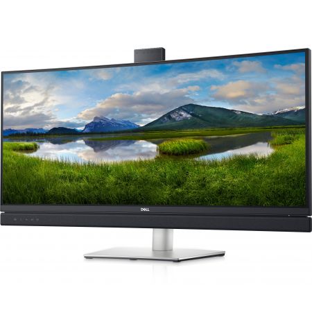34.0" Монитор для видео-конференций DELL C3422WE / 4K / 21:9 / Black