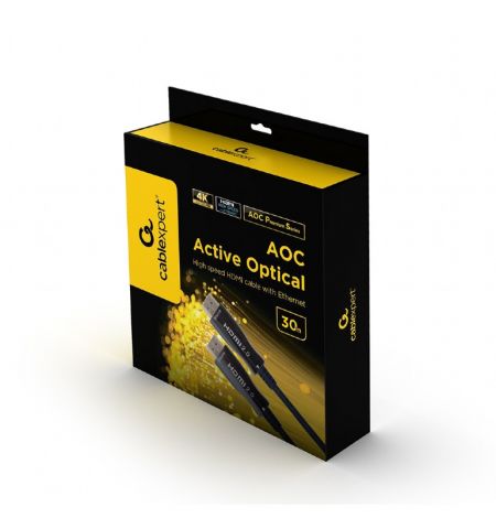 Cable HDMI CCBP-HDMI-AOC-30M, 30m, male-male, Active Optical (AOC) High speed HDMI cable with Ethernet "AOC Premium Series", 30 m Cable HDMI CCBP-HDMI-AOC-30M, 30m, male-male, Active Optical (AOC) High speed HDMI cable with Ethernet "AOC Premium Series", 30 m