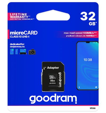 Карта памяти Goodram M1AA microSD 32GB Карта памяти Goodram M1AA microSD 32GB