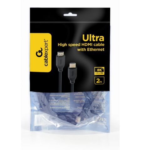 Cable HDMI 2.1 CC-HDMI8K-2M, Ultra High speed HDMI cable with Ethernet, Supports HDMI 2.1 8K UHD resolutions at 60 Hz, 2 m Cable HDMI 2.1 CC-HDMI8K-2M, Ultra High speed HDMI cable with Ethernet, Supports HDMI 2.1 8K UHD resolutions at 60 Hz, 2 m