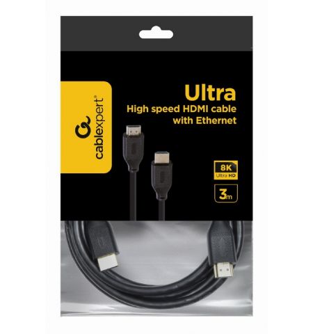 Cable HDMI 2.1 CC-HDMI8K-3M, Ultra High speed HDMI cable with Ethernet, Supports 8K UHD resolution at 60Hz, 3 m Cable HDMI 2.1 CC-HDMI8K-3M, Ultra High speed HDMI cable with Ethernet, Supports 8K UHD resolution at 60Hz, 3 m