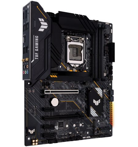 ASUS TUF GAMING B560-PLUS WIFI, Socket 1200, 9Phases, Intel® B560 (11/10th Gen CPU), Dual 4xDDR4-5000, HDMI, DP, CPU graphics, 2xPCIeX16 4.0, 6xSATA3, 2xM.2 4.0, 3xPCIeX1, ALC 897 7.1/SPDIF, 2.5GbE LAN, WiFi6/BT, 2xUSB3.2Gen2, 6xUSB 3.2 (4xType-A+2xType-C ASUS TUF GAMING B560-PLUS WIFI, Socket 1200, 9Phases, Intel® B560 (11/10th Gen CPU), Dual 4xDDR4-5000, HDMI, DP, CPU graphics, 2xPCIeX16 4.0, 6xSATA3, 2xM.2 4.0, 3xPCIeX1, ALC 897 7.1/SPDIF, 2.5GbE LAN, WiFi6/BT, 2xUSB3.2Gen2, 6xUSB 3.2 (4xType-A+2xType-C