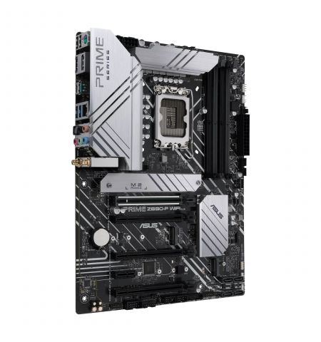 ASUS PRIME Z690-P WIFI, Socket 1700, 15Phases, Intel® Z690 (13/12th Gen CPU), CPU iGPU, HDMI, DP, Dual 4xDDR5-6000, 4xPCIe x16 5.0, 4xSATA3, RAID, 3xM.2 4.0, 1xPCIe X1, Realtek Audio 7.1/SPDIF, 2.5GbE LAN, WiFi6/BT5.2, 1xUSB-C 3.2 Gen2x2+1USB-A Gen2, 7xUS ASUS PRIME Z690-P WIFI, Socket 1700, 15Phases, Intel® Z690 (13/12th Gen CPU), CPU iGPU, HDMI, DP, Dual 4xDDR5-6000, 4xPCIe x16 5.0, 4xSATA3, RAID, 3xM.2 4.0, 1xPCIe X1, Realtek Audio 7.1/SPDIF, 2.5GbE LAN, WiFi6/BT5.2, 1xUSB-C 3.2 Gen2x2+1USB-A Gen2, 7xUS