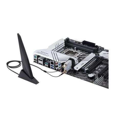 ASUS PRIME Z690-P WIFI, Socket 1700, 15Phases, Intel® Z690 (13/12th Gen CPU), CPU iGPU, HDMI, DP, Dual 4xDDR5-6000, 4xPCIe x16 5.0, 4xSATA3, RAID, 3xM.2 4.0, 1xPCIe X1, Realtek Audio 7.1/SPDIF, 2.5GbE LAN, WiFi6/BT5.2, 1xUSB-C 3.2 Gen2x2+1USB-A Gen2, 7xUS ASUS PRIME Z690-P WIFI, Socket 1700, 15Phases, Intel® Z690 (13/12th Gen CPU), CPU iGPU, HDMI, DP, Dual 4xDDR5-6000, 4xPCIe x16 5.0, 4xSATA3, RAID, 3xM.2 4.0, 1xPCIe X1, Realtek Audio 7.1/SPDIF, 2.5GbE LAN, WiFi6/BT5.2, 1xUSB-C 3.2 Gen2x2+1USB-A Gen2, 7xUS