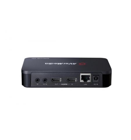 AverMedia EzRecorder 330 - ER330: Interface: Standalone, Storage: microSD/ExtHDD/NAS, Video/Audio Input: HDMI, Compisite/ Output: HDMI, Max Pass-Through Resolutions:4Kp60, Max Record Resolutions:1080p60, Record Format: MPEG 4 (H.264/265+AAC), Ethernet, Re