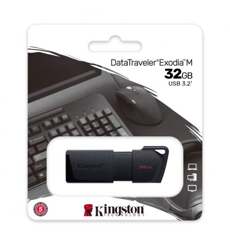USB Flash Drive Kingston DataTraveler Exodia 32GB / Black