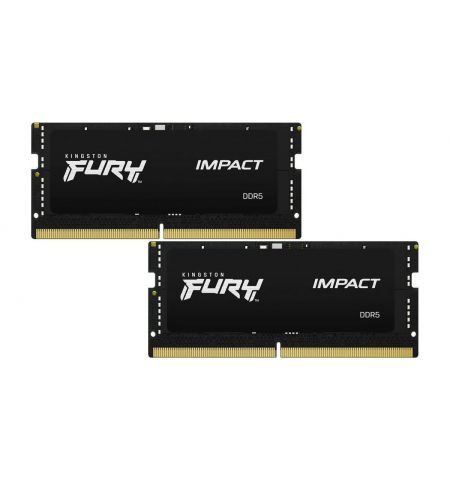 Оперативная память Kingston FURY® Impact DDR5-4800 SODIMM 64GB (Kit of 2*32GB) Оперативная память Kingston FURY® Impact DDR5-4800 SODIMM 64GB (Kit of 2*32GB)