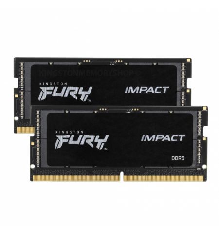 Оперативная память Kingston FURY® Impact DDR5-4800 SODIMM 64GB (Kit of 2*32GB) Оперативная память Kingston FURY® Impact DDR5-4800 SODIMM 64GB (Kit of 2*32GB)