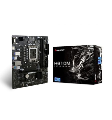Материнская плата BIOSTAR H610MHP / Socket 1700 / Intel H610 / mATX Материнская плата BIOSTAR H610MHP / Socket 1700 / Intel H610 / mATX