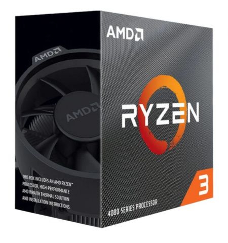 Процессор AMD Ryzen 3 4100 / AM4 / 4C/8T / Box (with Wraith