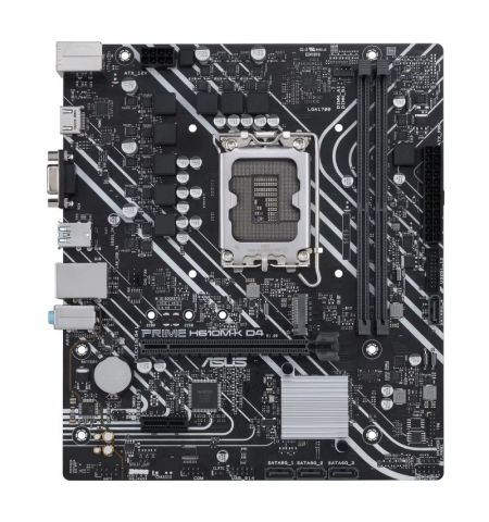 Материнская платаASUS PRIME H610M-K D4 / 1700 / H610 / DDR4 / mATX Материнская платаASUS PRIME H610M-K D4 / 1700 / H610 / DDR4 / mATX