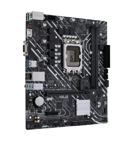 Материнская платаASUS PRIME H610M-K D4 / 1700 / H610 / DDR4 / mATX Материнская платаASUS PRIME H610M-K D4 / 1700 / H610 / DDR4 / mATX