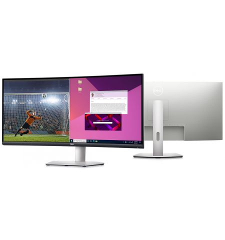 34.0" Монитор DELL S3423DWC / Curved / 21:9 / 4K / 100Hz / Black/Silver