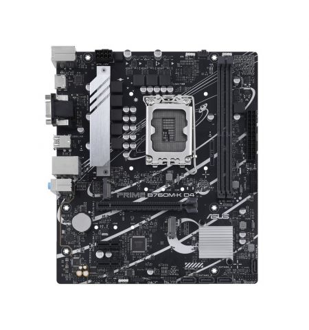 Материнская плата ASUS PRIME B760M-K D4 / 1700 / B760 / DDR4 / mATX Материнская плата ASUS PRIME B760M-K D4 / 1700 / B760 / DDR4 / mATX
