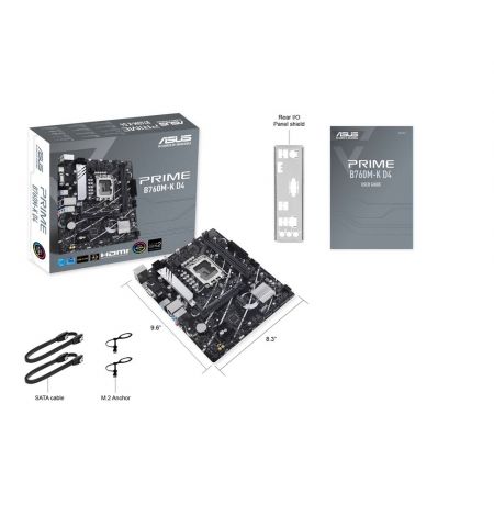 Материнская плата ASUS PRIME B760M-K D4 / 1700 / B760 / DDR4 / mATX Материнская плата ASUS PRIME B760M-K D4 / 1700 / B760 / DDR4 / mATX