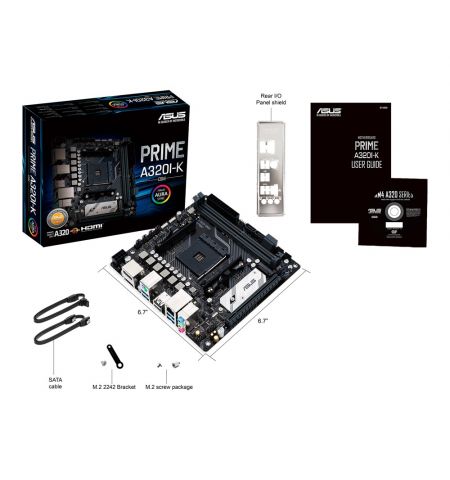 Материнская плата ASUS PRIME A320I-K / AM4 / A320 Материнская плата ASUS PRIME A320I-K / AM4 / A320