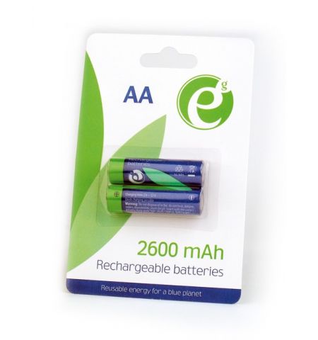 EnerGenie EG-BA-AA26-01 Ni-MH rechargeable AA batteries, 2600mAh,