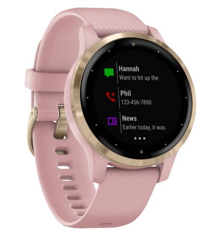 Garmin Vivoactive 4S, Dust Rose wich Light Gold Hardware