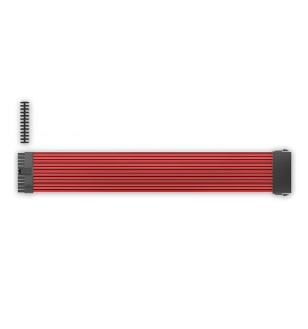 DEEPCOOL "EC300-24P-RD", RED, Extension cable 24 (20+4)-pin ATX, 18AWG fiber wire and a high-quality terminal, wire length 300mm DEEPCOOL "EC300-24P-RD", RED, Extension cable 24 (20+4)-pin ATX, 18AWG fiber wire and a high-quality terminal, wire length 300mm