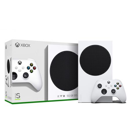 Game Console Microsoft Xbox Series S White, SSD 512GB; 1 x Gamepad Game Console Microsoft Xbox Series S White, SSD 512GB; 1 x Gamepad
