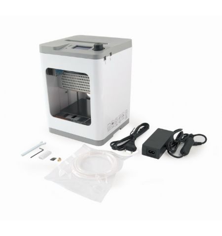 Gembird 3D Printer Gemma, Auto filament feeding and retracting, Magnetic platform with auto leveling function, 3.5'' LED display, SD-card, Filament: PLA, PLA+ spool, 1.75 mm Gembird 3D Printer Gemma, Auto filament feeding and retracting, Magnetic platform with auto leveling function, 3.5'' LED display, SD-card, Filament: PLA, PLA+ spool, 1.75 mm