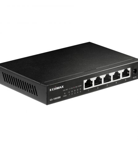 Switch EDIMAX GS-1005BE / 5 port / 2.5 Gigabit / RJ45 / steel case Switch EDIMAX GS-1005BE / 5 port / 2.5 Gigabit / RJ45 / steel case