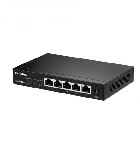 Switch EDIMAX GS-1005BE / 5 port / 2.5 Gigabit / RJ45 / steel case Switch EDIMAX GS-1005BE / 5 port / 2.5 Gigabit / RJ45 / steel case