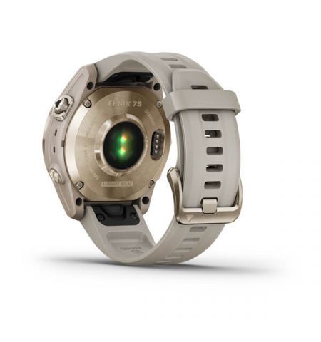 Garmin Fenix 7S Sapphire Solar Cream Gold Titanium with Light Sand Band Garmin Fenix 7S Sapphire Solar Cream Gold Titanium with Light Sand Band