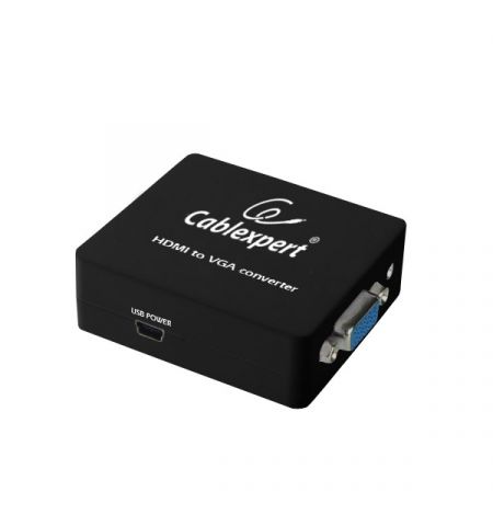 Адаптер Cablexpert DSC-HDMI-VGA-001, HDMI to VGA converter Адаптер Cablexpert DSC-HDMI-VGA-001, HDMI to VGA converter