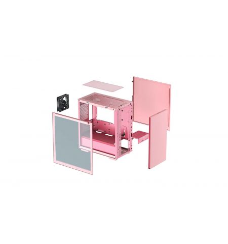 Корпус DEEPCOOL MACUBE 110 PINK / w/oPSU / Side-Window / 1x 120mm fan / ATX / Pink Корпус DEEPCOOL MACUBE 110 PINK / w/oPSU / Side-Window / 1x 120mm fan / ATX / Pink