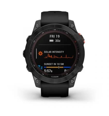 Garmin Fenix 7 Solar Slate Gray with Black Band Garmin Fenix 7 Solar Slate Gray with Black Band
