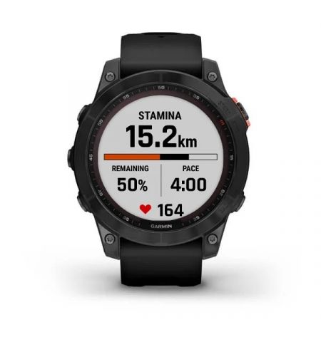 Garmin Fenix 7 Solar Slate Gray with Black Band Garmin Fenix 7 Solar Slate Gray with Black Band