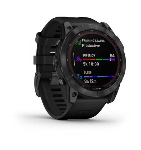 Garmin Fenix 7X Solar Slate Gray with Black Band Garmin Fenix 7X Solar Slate Gray with Black Band