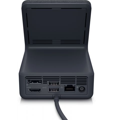 Dell Dual Charge Dock HD22Q, 130W - 4 x USB 3.2 Gen 1 Type A, 1 x USB-C 3.2 Gen 2 with Power Delivery, 1 x HDMI, 1 x DP, Gigabit Ethernet RJ45, Qi Wireless Charging, Support 4K - 60 Hz (Dual Display ).
