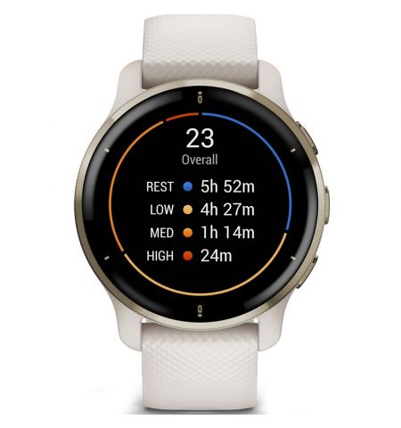 Смарт-часы Garmin Venu 2 Plus, Ivory / Cream Gold Смарт-часы Garmin Venu 2 Plus, Ivory / Cream Gold