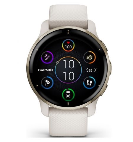 Смарт-часы Garmin Venu 2 Plus, Ivory / Cream Gold Смарт-часы Garmin Venu 2 Plus, Ivory / Cream Gold