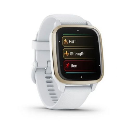 Умные часы Garmin Venu Sq 2, Cream Gold Bezel with White Case and Silicone Band Умные часы Garmin Venu Sq 2, Cream Gold Bezel with White Case and Silicone Band