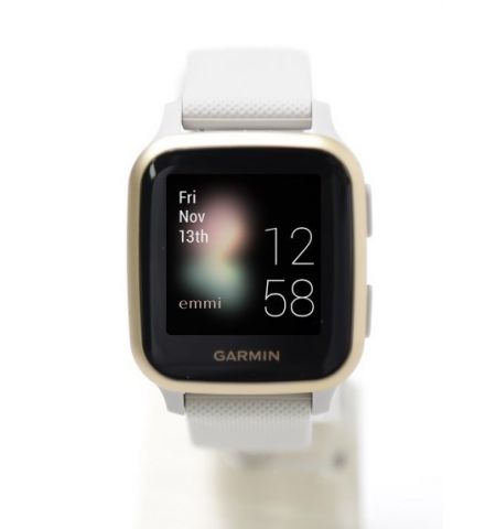 Умные часы Garmin Venu Sq 2, Cream Gold Bezel with White Case and Silicone Band Умные часы Garmin Venu Sq 2, Cream Gold Bezel with White Case and Silicone Band