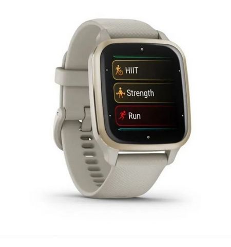 Умные часы Garmin Venu Sq 2 Music Edition, Cream Gold Bezel with French Gray Case and Silicone Band Умные часы Garmin Venu Sq 2 Music Edition, Cream Gold Bezel with French Gray Case and Silicone Band