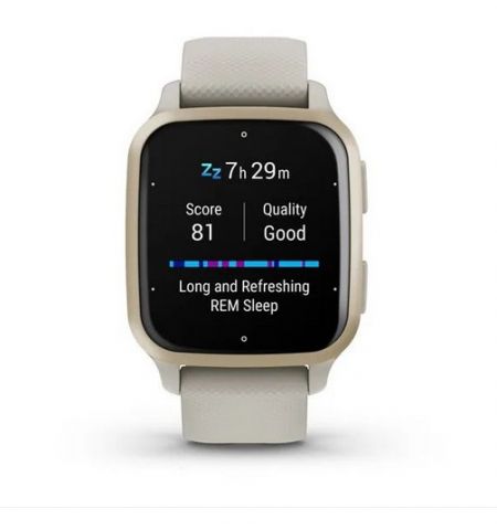 Умные часы Garmin Venu Sq 2 Music Edition, Cream Gold Bezel with French Gray Case and Silicone Band Умные часы Garmin Venu Sq 2 Music Edition, Cream Gold Bezel with French Gray Case and Silicone Band