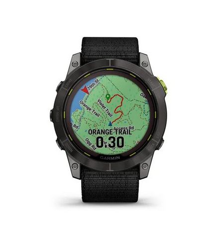 Умные часы Garmin Enduro 2 Titanium Power Sapphire™ with Black UltraFit Nylon Strap