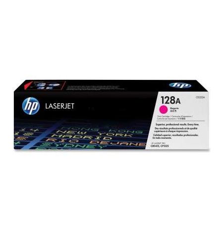 HP №128 Magenta Cartridge for LJ Pro CM1415 Color MFP series, 1300 pages