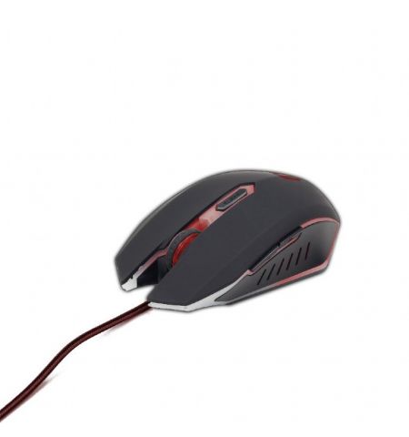 Gaming Mouse Gembird MUSG-001-R / USB / 2400dpi / Black Gaming Mouse Gembird MUSG-001-R / USB / 2400dpi / Black