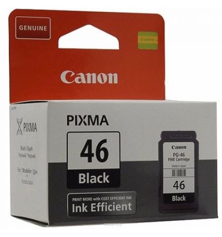 Ink Cartridge Canon PG-46, 15ml black for PIXMA E404,464,484 & iP1600,2200