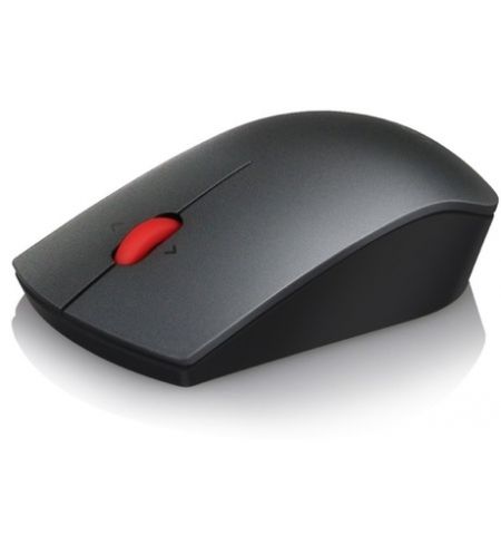 Lenovo Professional Wireless Laser Mouse, 1600DPI, 2.4Ghz, 2 AA batteries (not included in box), 80gr, Black.